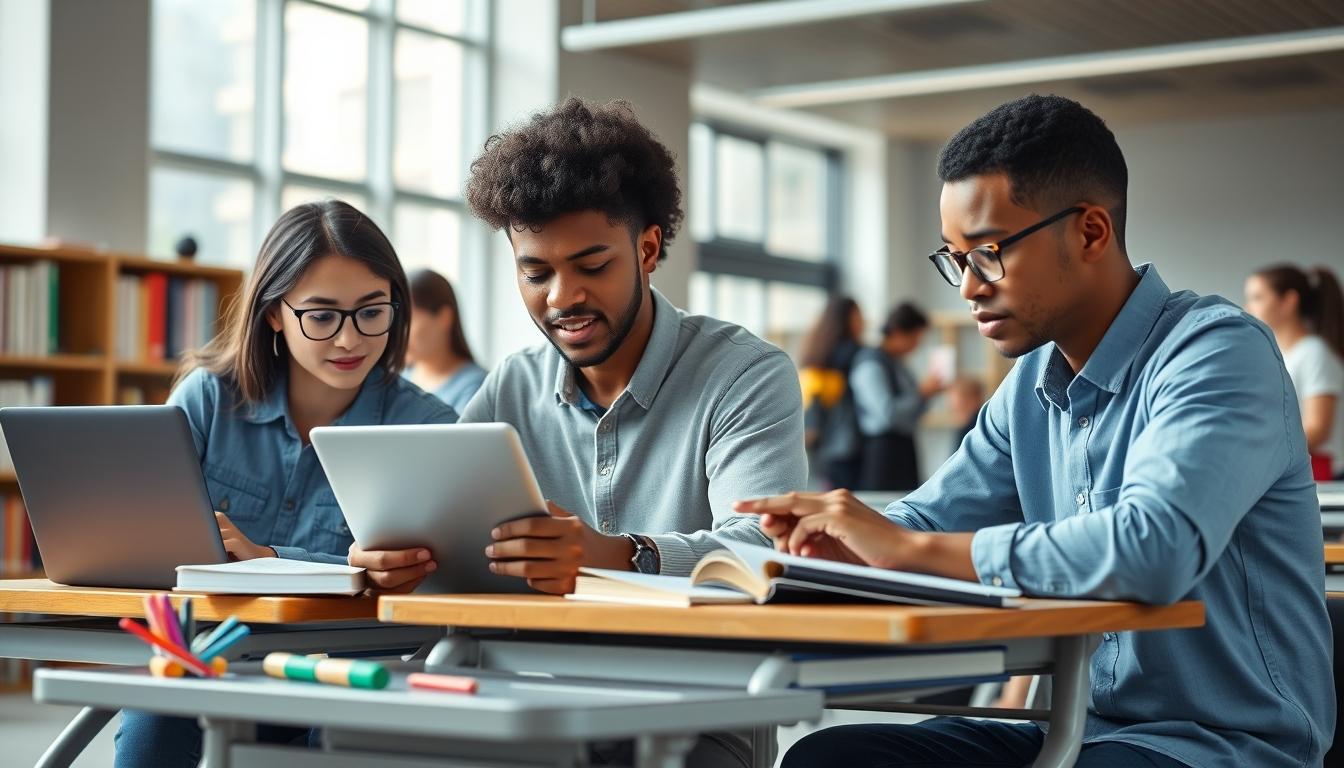Organized study environment supporting productive learning